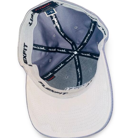 Travis Mathew Mens Flexfit Hat L/XL Gray Stretch Fit Golf Baseball Cap Active - Picture 8 of 12